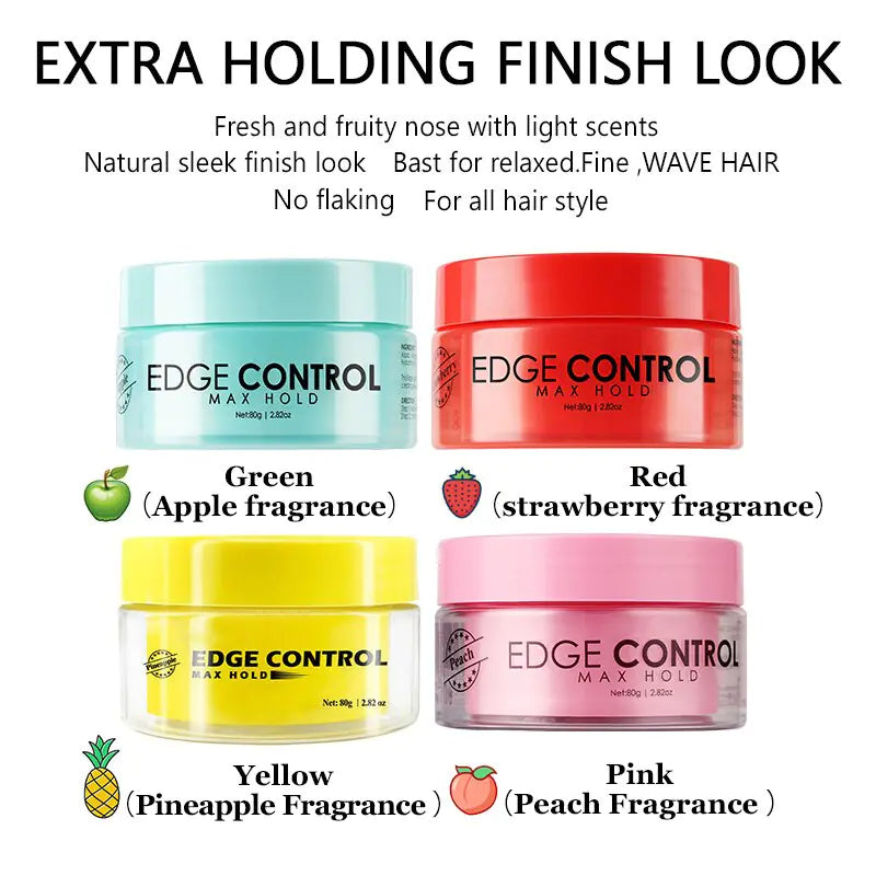 4C Hair Edge Control: Frizz-Free Styling Gel