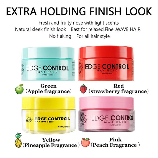 4C Hair Edge Control: Frizz-Free Styling Gel