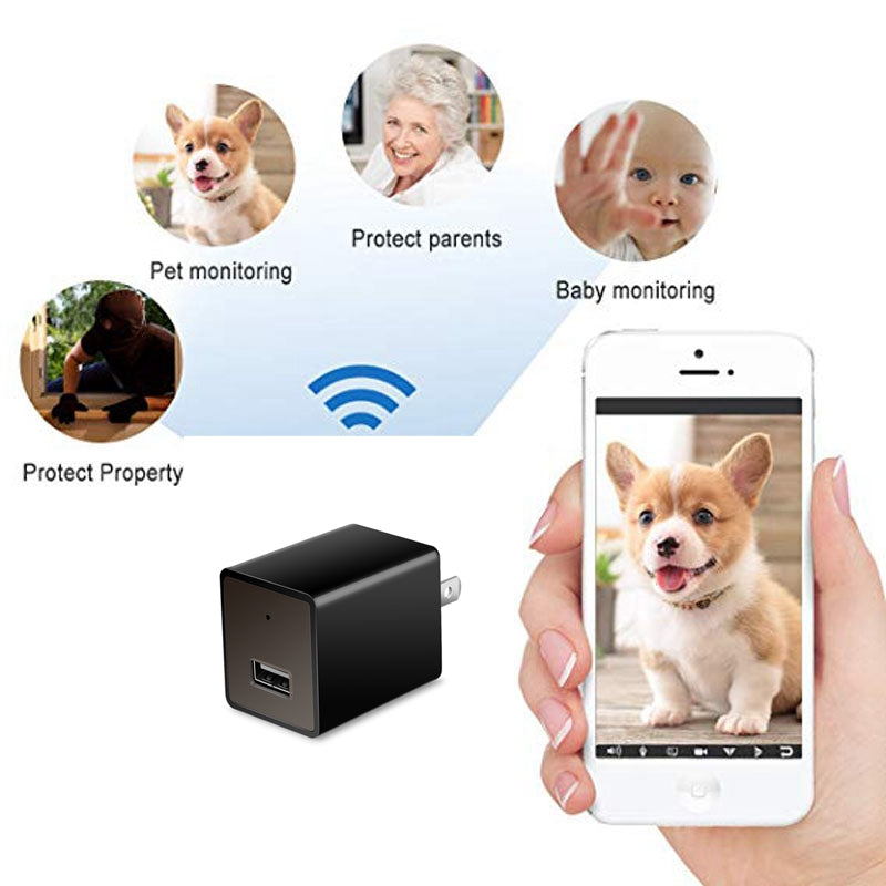 Wifi video camera recording  HD charger